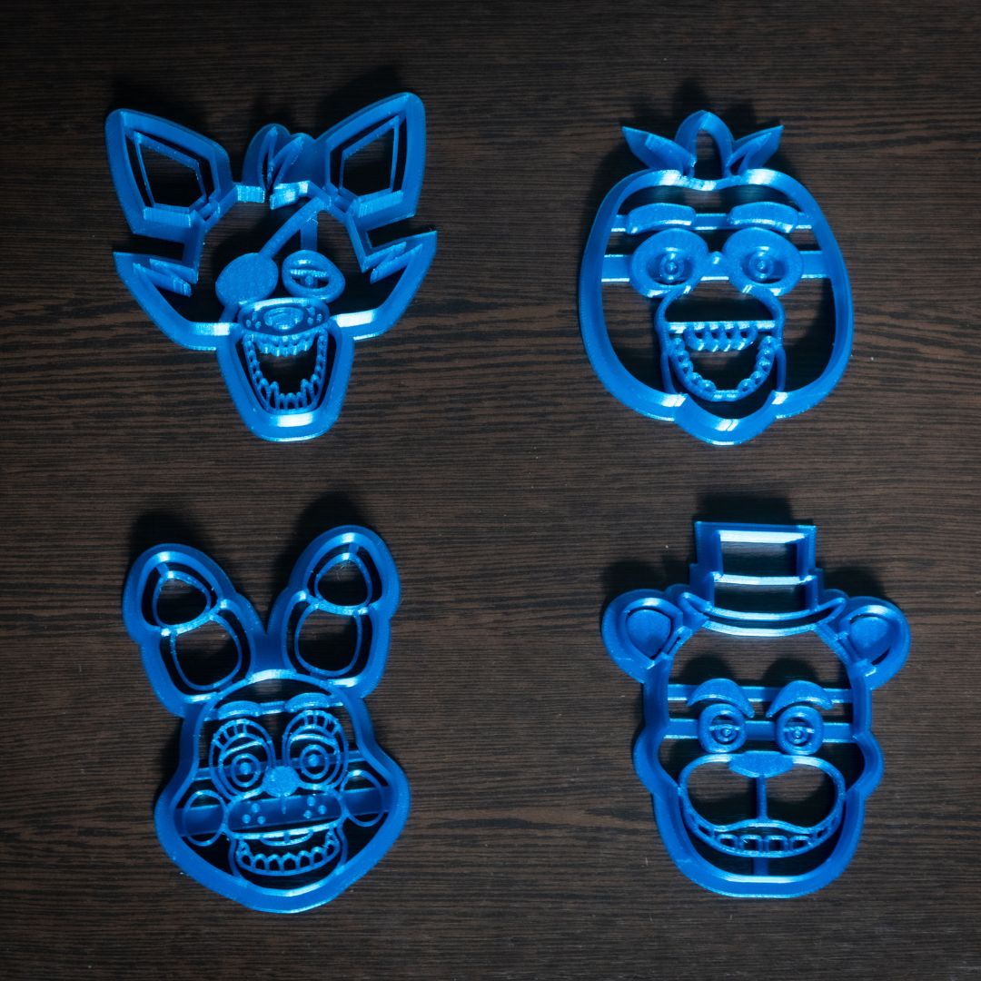 Freddy, Chica, Foxy, Bonnie – FNAF Cookie Cutter set