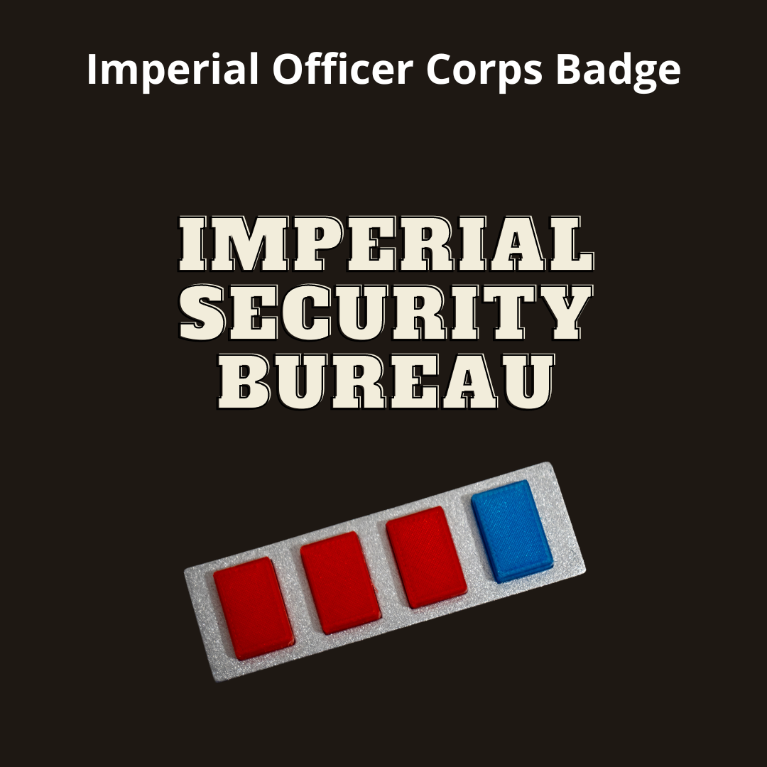 Rank badge Imperial Security Bureau | Star Wars Imperial Officer Corps Badge