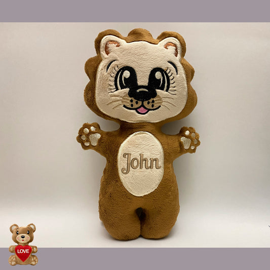 Personalised Cute Lion Stuffed toy ,Super cute personalised soft plush toy, Personalised Gift, Unique Personalized Birthday Gifts , Custom Gifts For Children