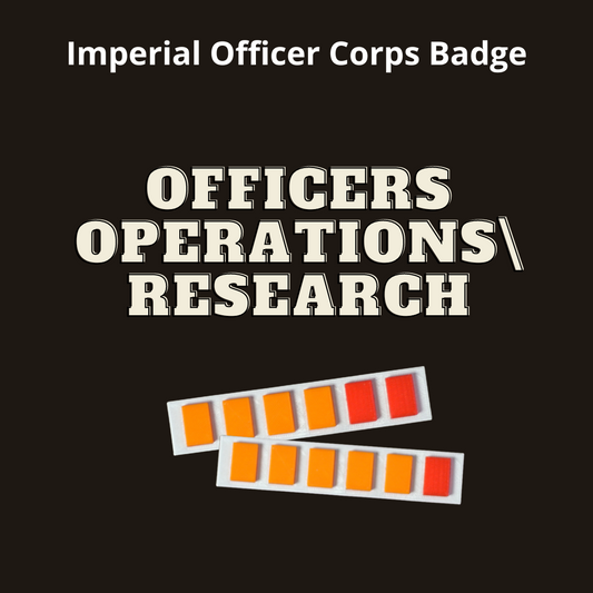 Rank badge Line Officers Operations\Research | Star Wars Imperial Officer Corps Badge