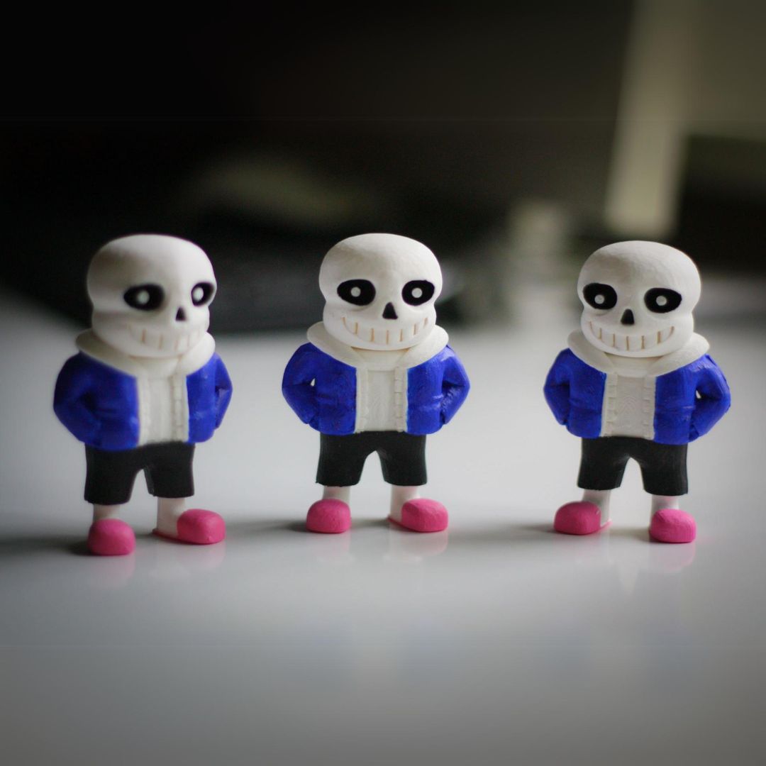 Sans the Skeleton Collectible Figurine | Undertale Character Statue