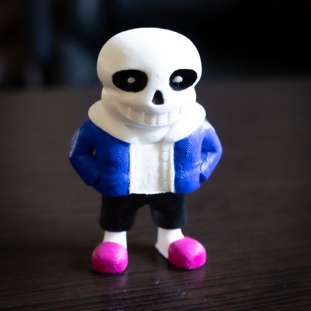 Sans the Skeleton Collectible Figurine | Undertale Character Statue