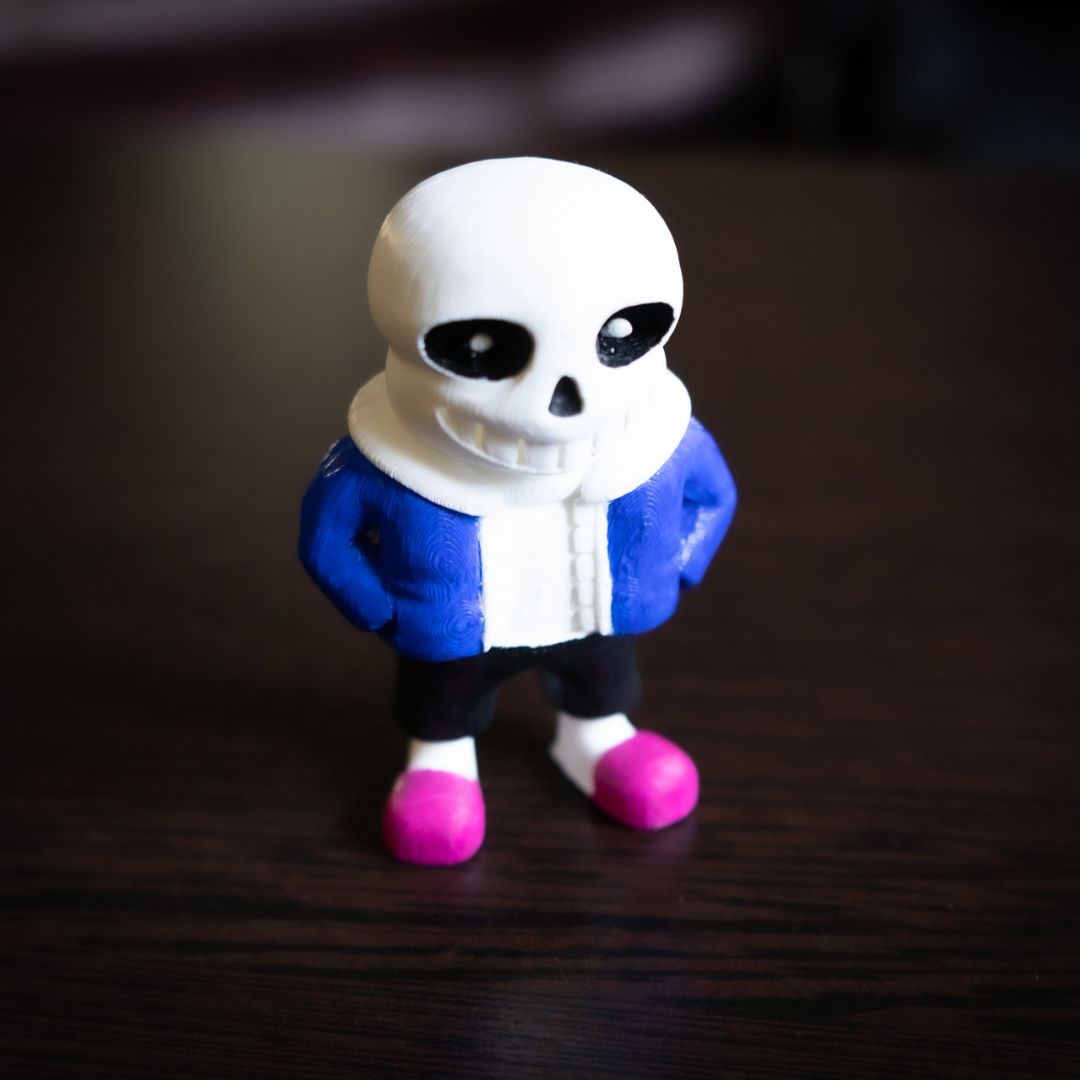 Sans the Skeleton Collectible Figurine | Undertale Character Statue