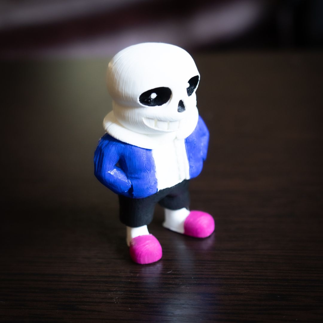 Sans the Skeleton Collectible Figurine | Undertale Character Statue