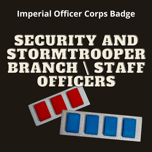 Rank badge Security and Stormtrooper Branch\ Staff Officers | Star Wars Imperial Officer Corps Badge