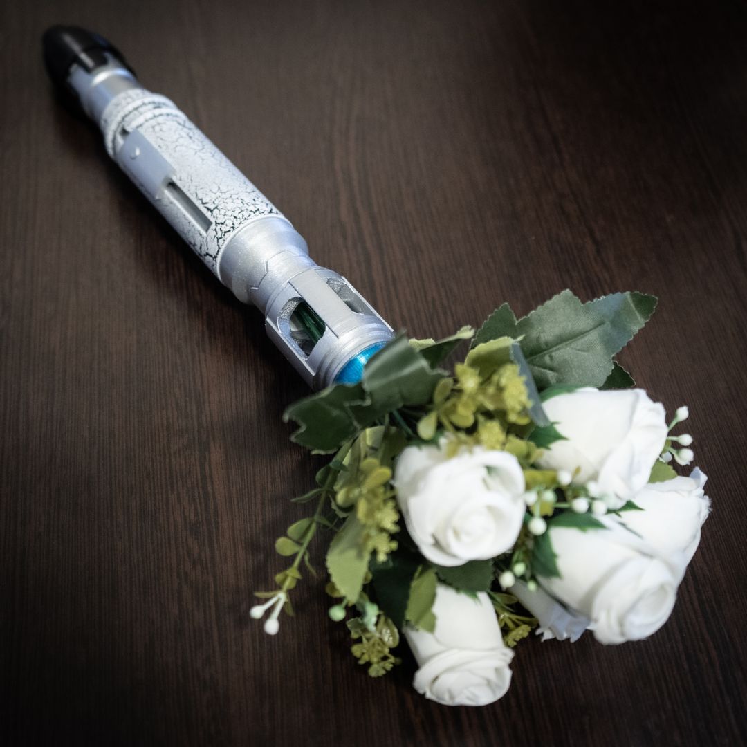 Sonic Screwdriver Bridal Bouquet Holder