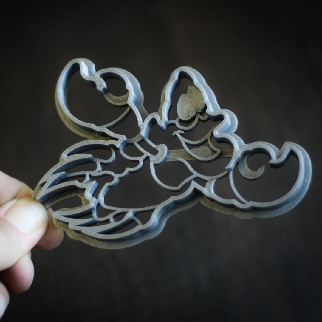 Ursula Ariel Flounder Sebastian  Cookie Cutter 