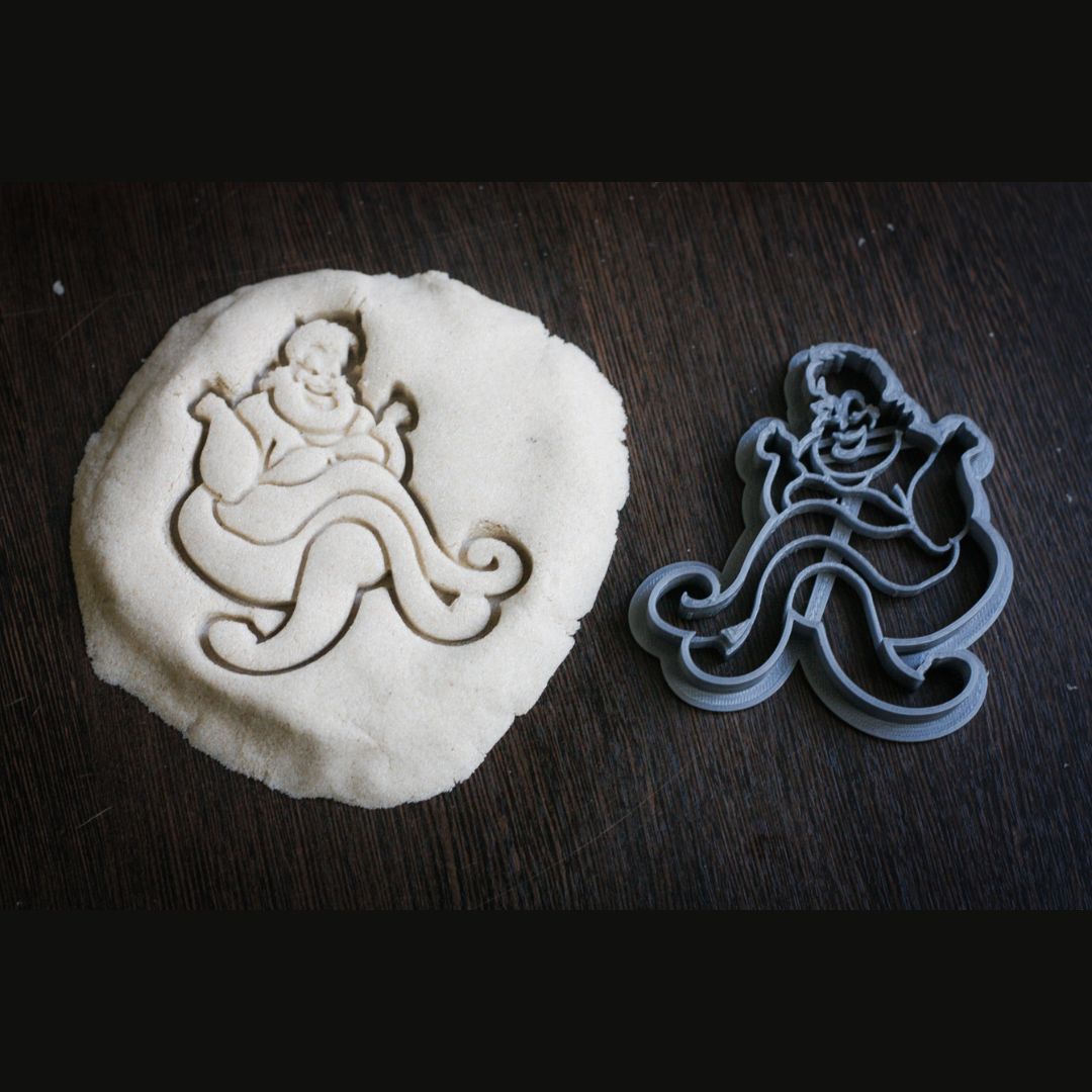 Ursula Ariel Flounder Sebastian  Cookie Cutter 