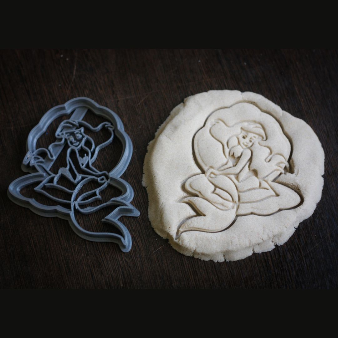 Ursula Ariel Flounder Sebastian  Cookie Cutter 