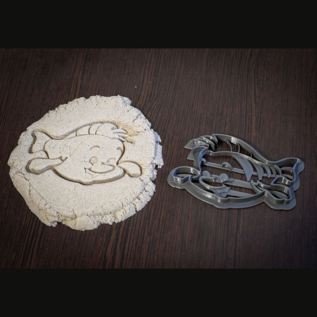 Ursula Ariel Flounder Sebastian  Cookie Cutter 