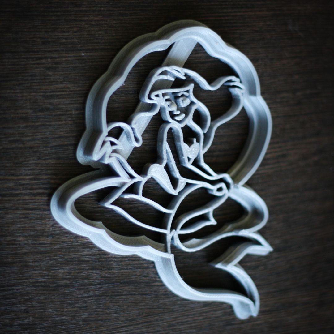 Ursula Ariel Flounder Sebastian  Cookie Cutter 