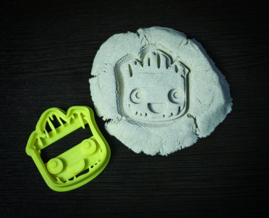 Baby groot cookie cutter | groot party supplies | 3d cookie cutter | cookie stamp | baby groot party | fondant groot cutter - 3DPrintProps