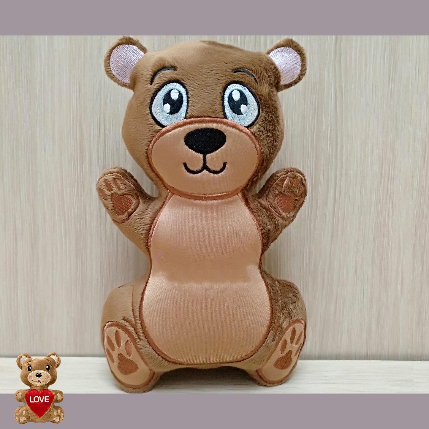 Personalised brown BearTeddy Stuffed Toy ,Super cute personalised soft plush toy, Personalised Gift, Unique Personalized Birthday Gifts , Custom Gifts For Children