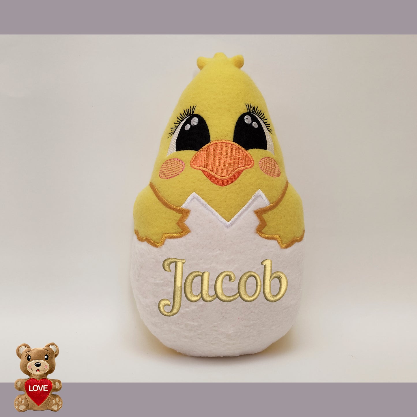 Personalised Cute Chicken Stuffed toy ,Super cute personalised soft plush toy, Personalised Gift, Unique Personalized Birthday Gifts , Custom Gifts For Children