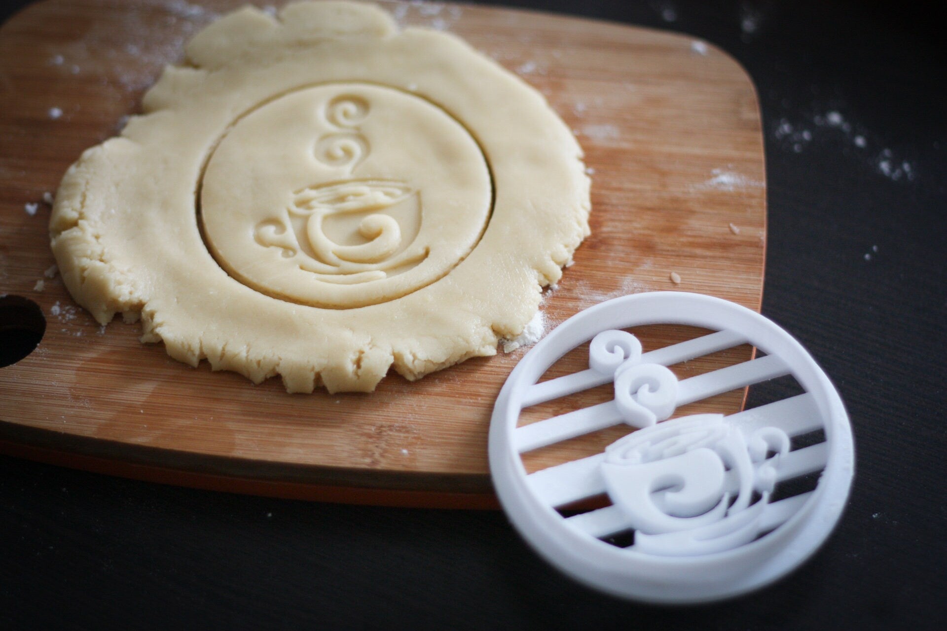 Coffee Cookie Cutter | cookie stamp | 3d cookie cutters - 3DPrintProps