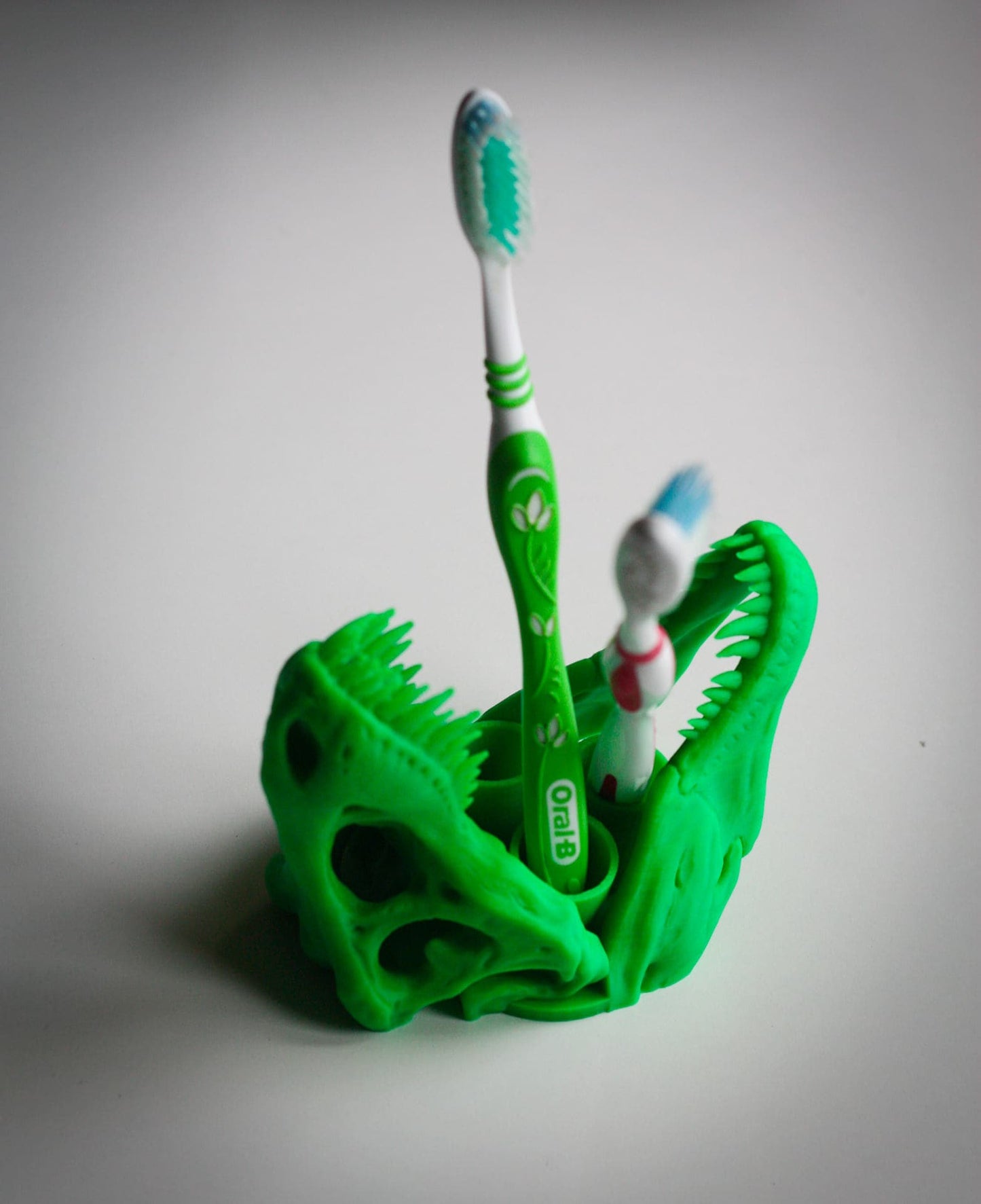 Dinosaur T-Rex Toothbrush Holder Bathroom Accessories 3d printed