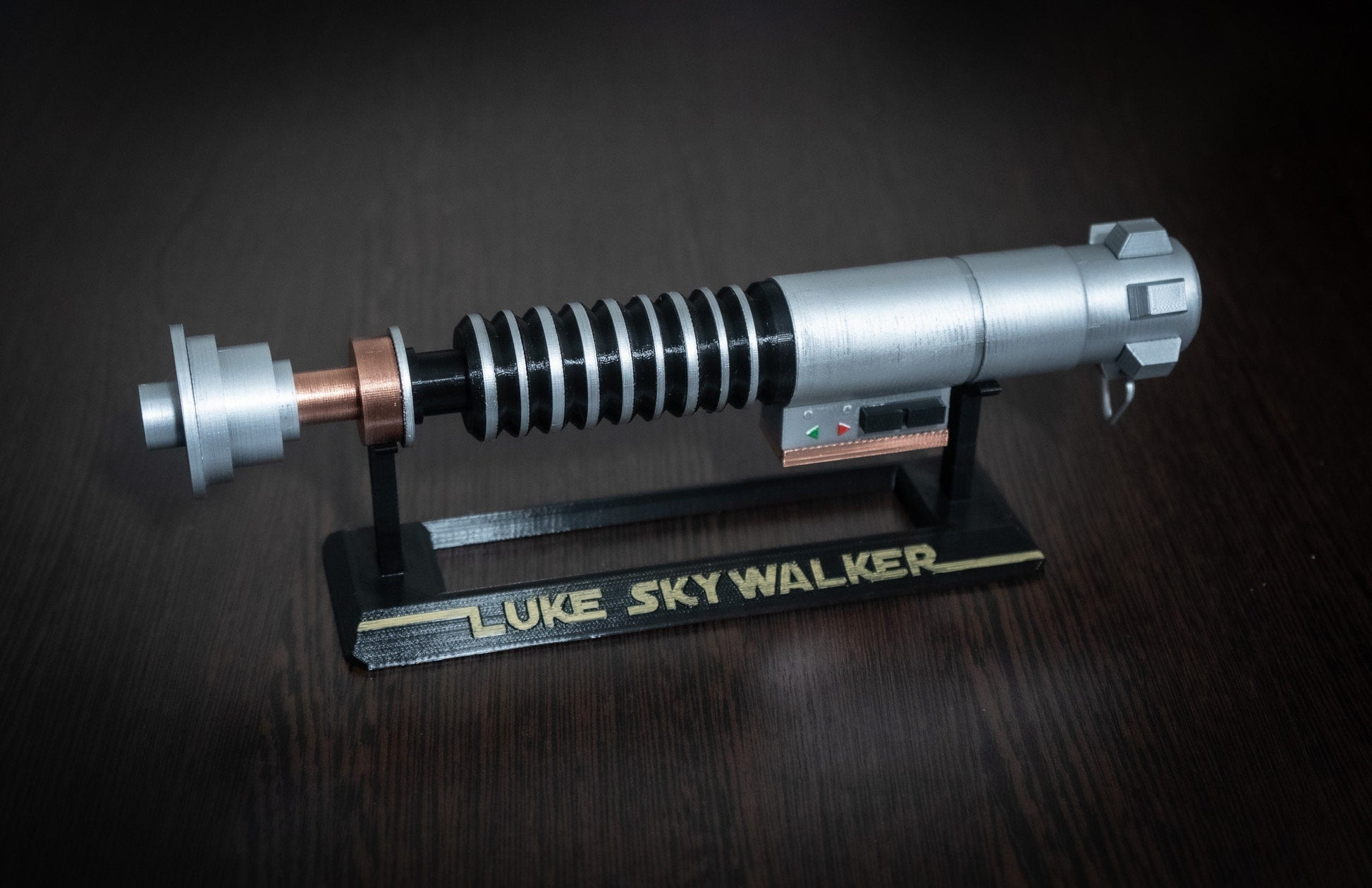 Luke Skywalker lightsaber hilt | Star Wars cosplay custom lightsaber replica | Star Wars gift - 3DPrintProps