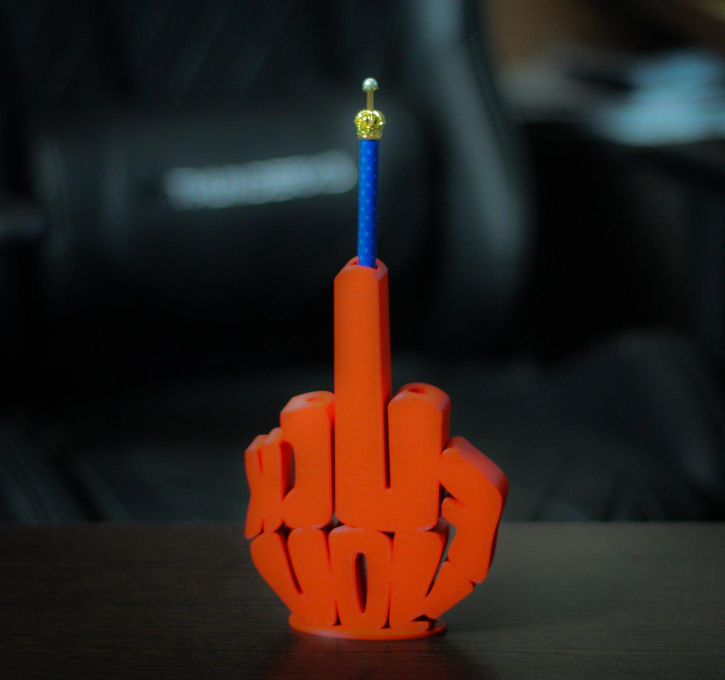 Middle finger pencil holder | pen cup for desk - 3DPrintProps