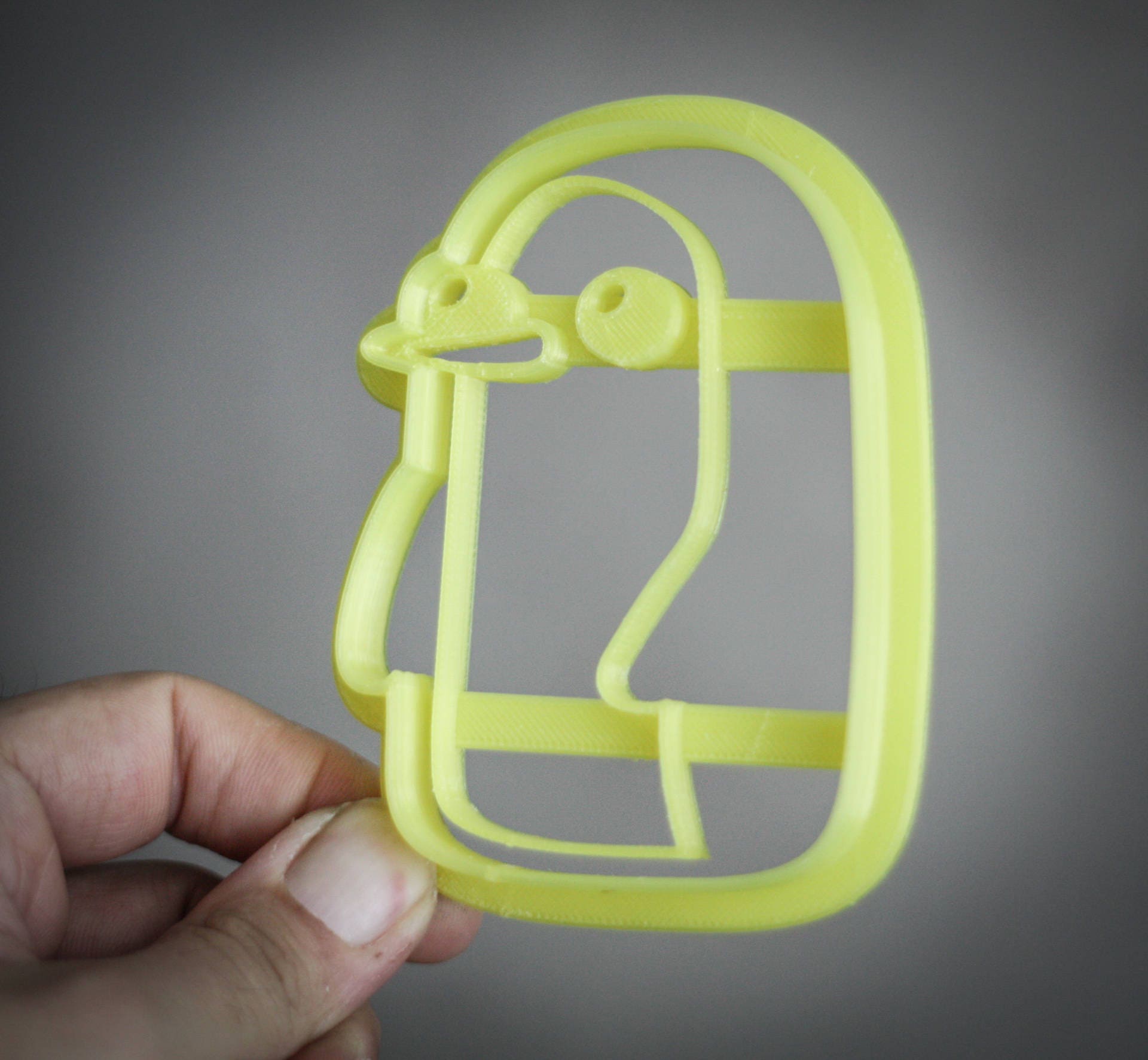 Penguin Gunter Cookie Cutter | Ice King pet stamp gunter penguin | 3d cookie cutters | fondant cutter | cookie decorating - 3DPrintProps