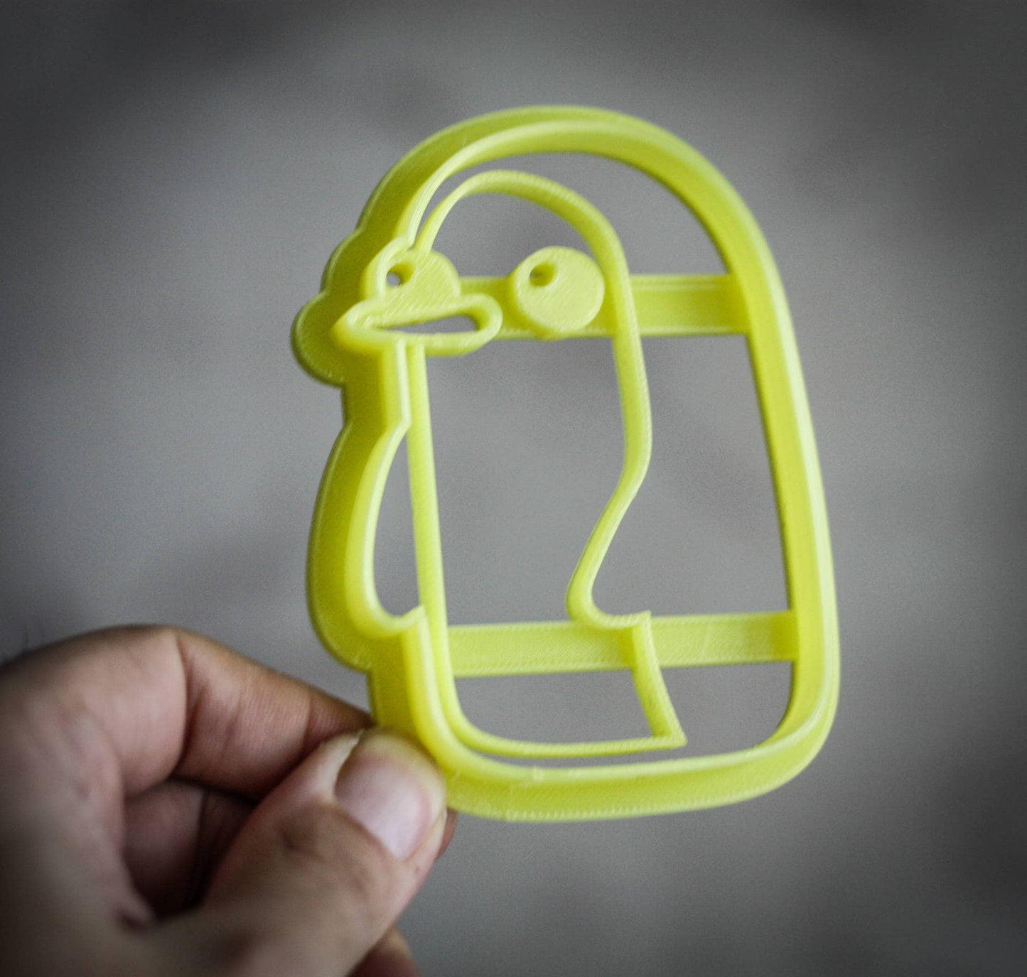 Penguin Gunter Cookie Cutter | Ice King pet stamp gunter penguin | 3d cookie cutters | fondant cutter | cookie decorating - 3DPrintProps