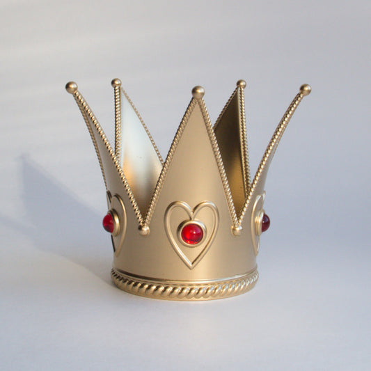 Queen of Hearts Costume Crown | Alice in wonderland | Red Queen 3D printed Fantasy Crown