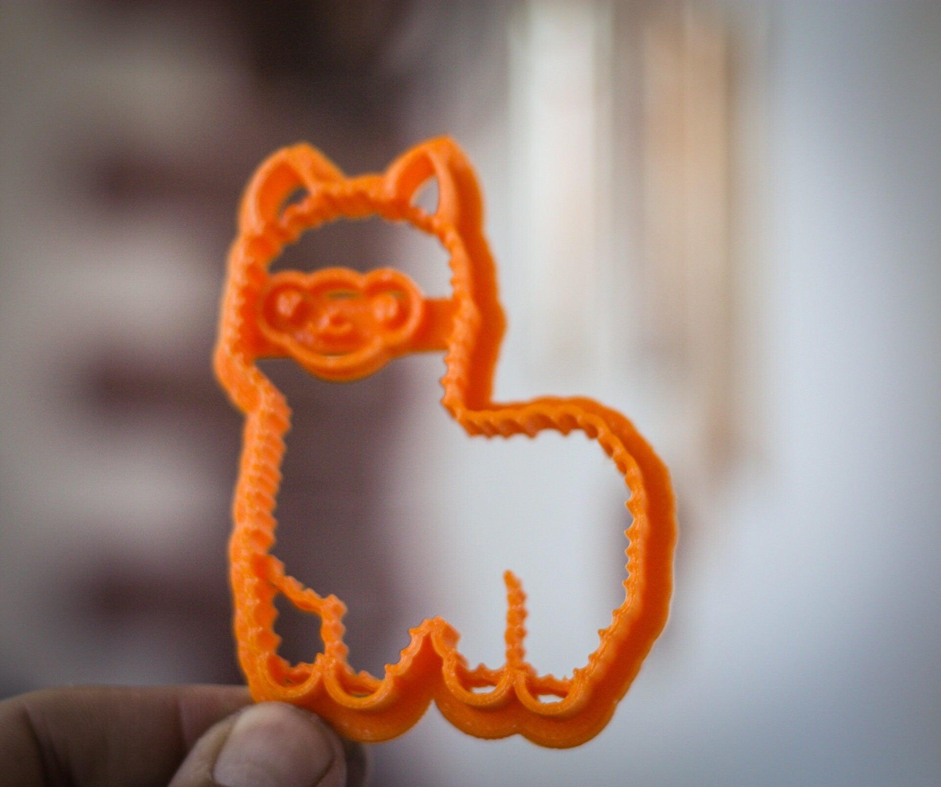 Rainbow Alpaca Llama  Cookie Cutter | cute kawaii Cartoon Alpaca Cookie Cutters | biscuit cutters | party cookie cutter  shape cookie cutter - 3DPrintProps
