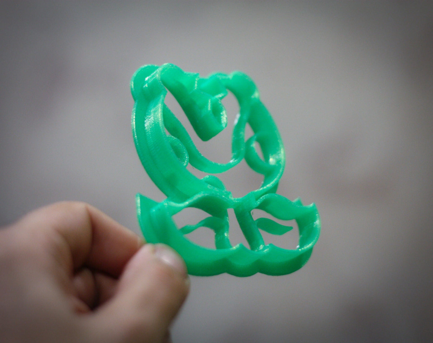 Super Mario Plant Cookie Cutter for Mario bros Birthday Party - 3DPrintProps