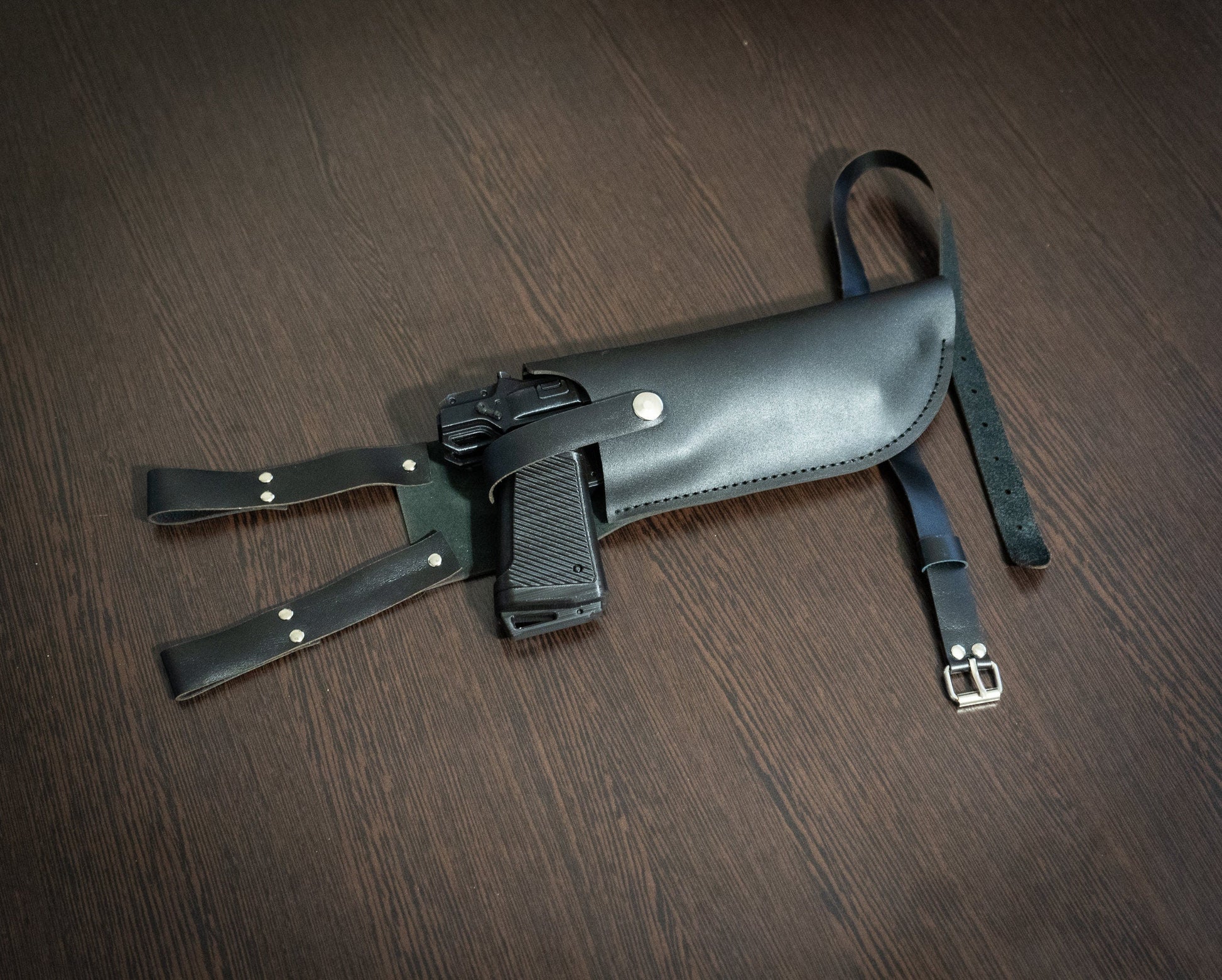 Westar 35 blaster pistol with leather holster | Star Wars Replica gun | Star Wars Props | Star Wars Cosplay - 3DPrintProps