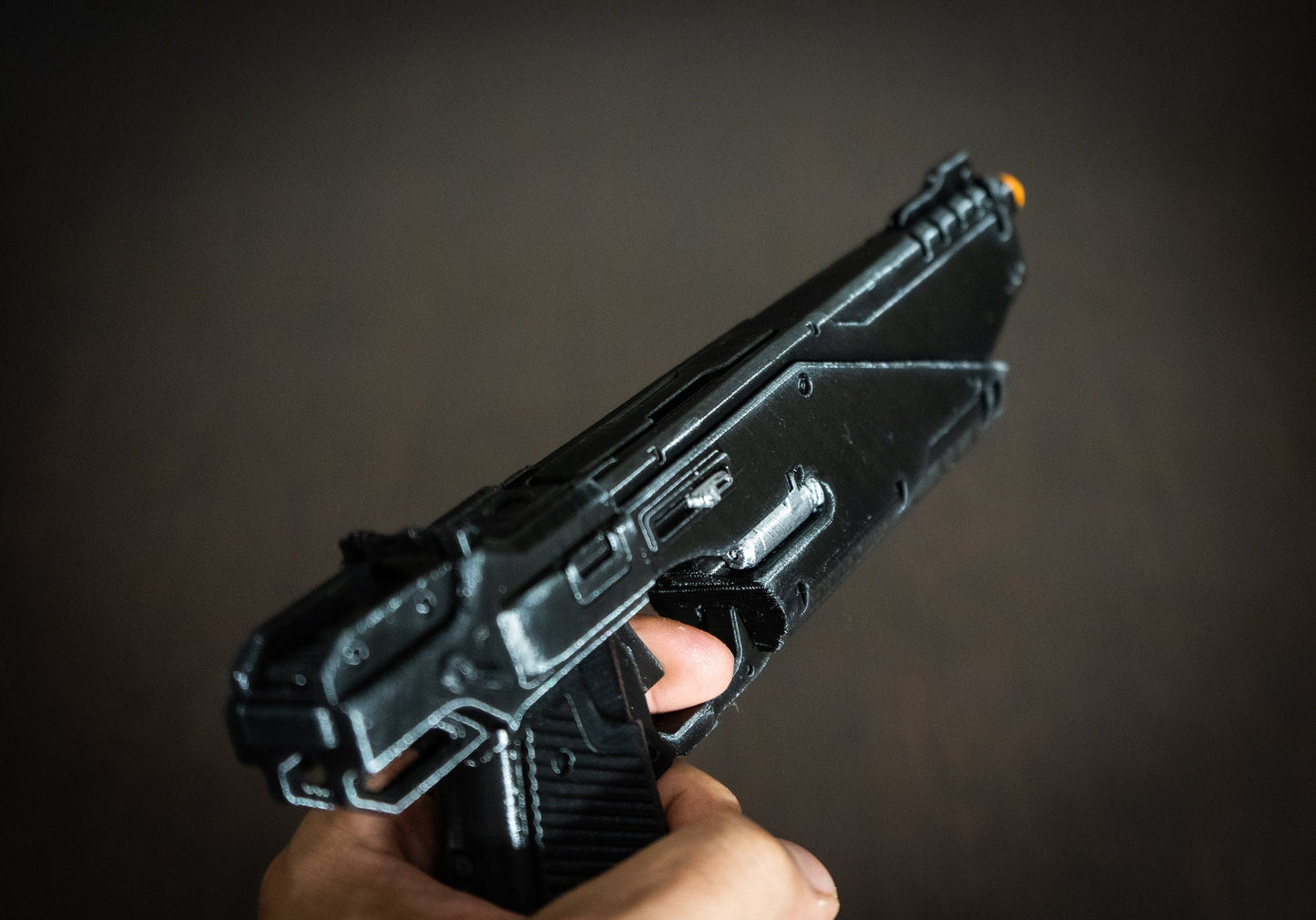 Westar 35 blaster pistol with leather holster | Star Wars Replica gun | Star Wars Props | Star Wars Cosplay - 3DPrintProps