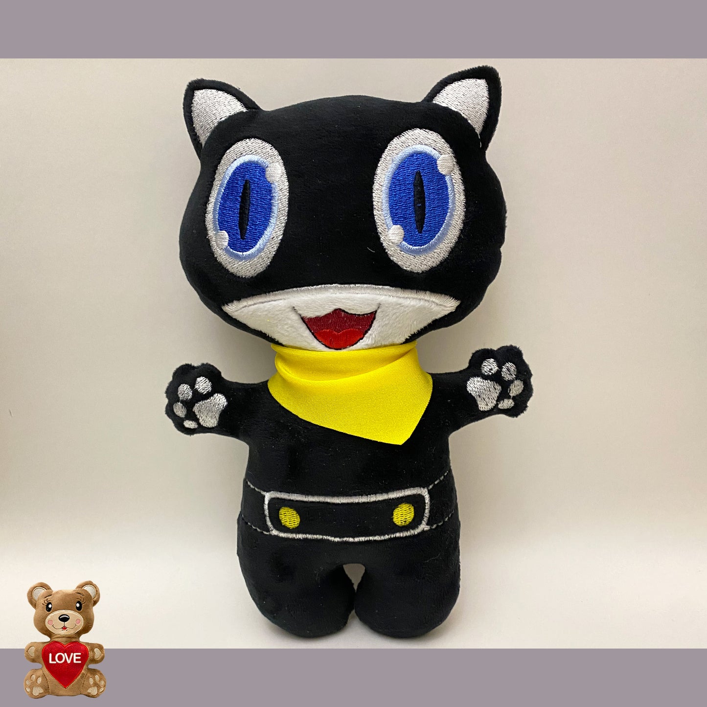 Cute Cat Persona 5 Stuffed toy ,Super cute personalised soft plush toy, Personalised Gift, Unique Personalized Birthday Gifts , Custom Gifts For Children