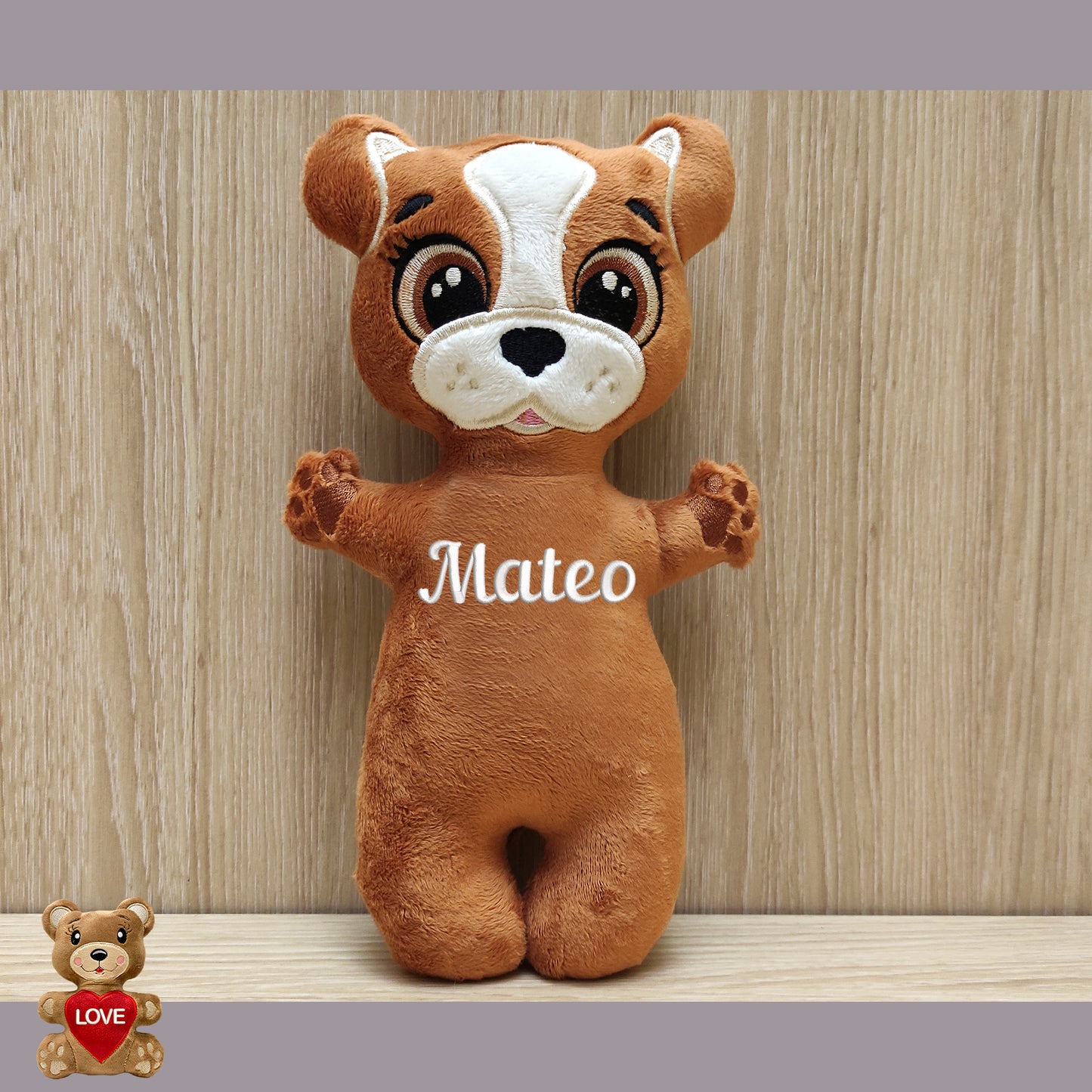 Personalised Cute Dog Stuffed toy ,Super cute personalised soft plush toy, Personalised Gift, Unique Personalized Birthday Gifts , Custom Gifts For Children